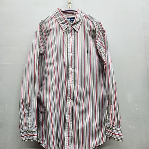 폴로랄프로렌 멀티 스트라이프 셔츠 XL
