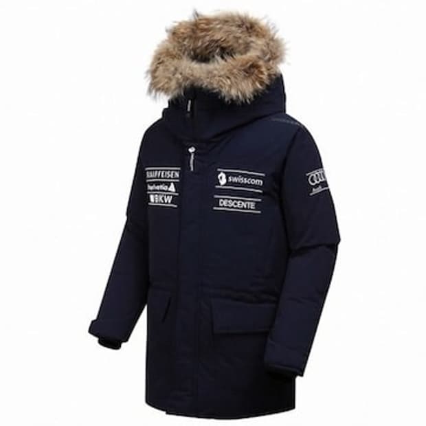 85 90 데상트 스키팀 패딩 미드 다운 아우디 레플리카 점퍼 M S