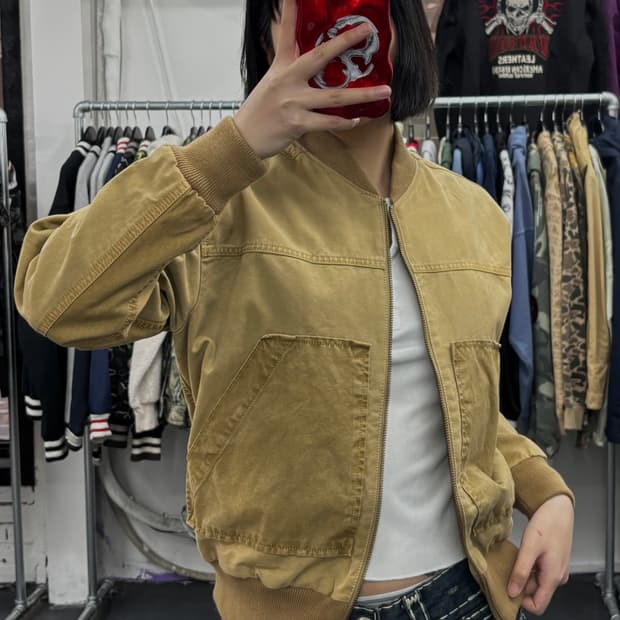 VTG 베이지 코튼 자켓