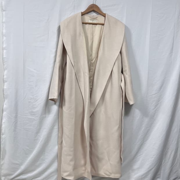 오르(ORR) 울 캐시미어 로브 롱코트