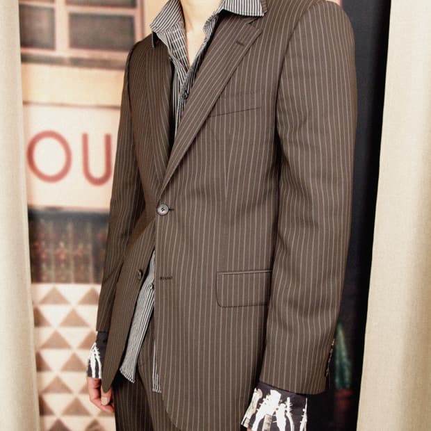 Virgin Wool Stripe Jacket