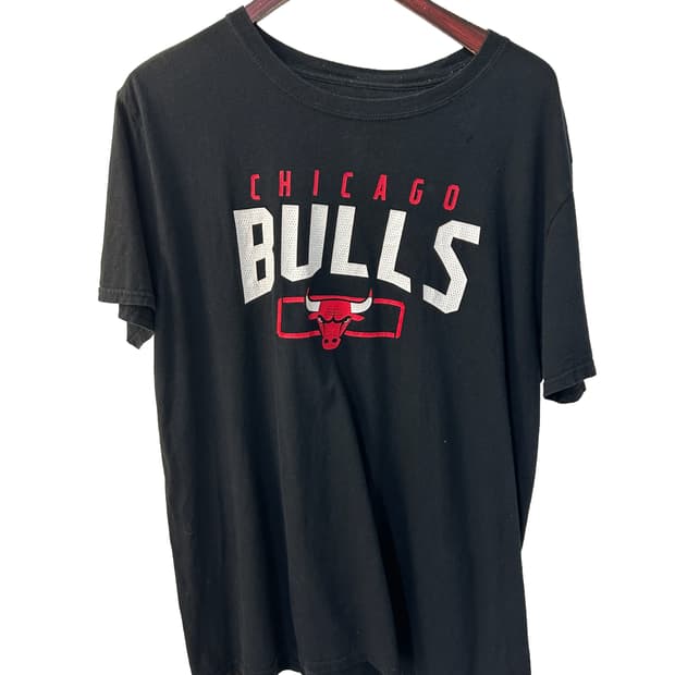 NBA 시카고 불스 로고 반팔 티셔츠