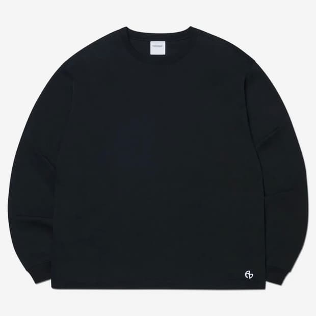 노매뉴얼 BASIC LONG SLEEVE TEE - BLACK M