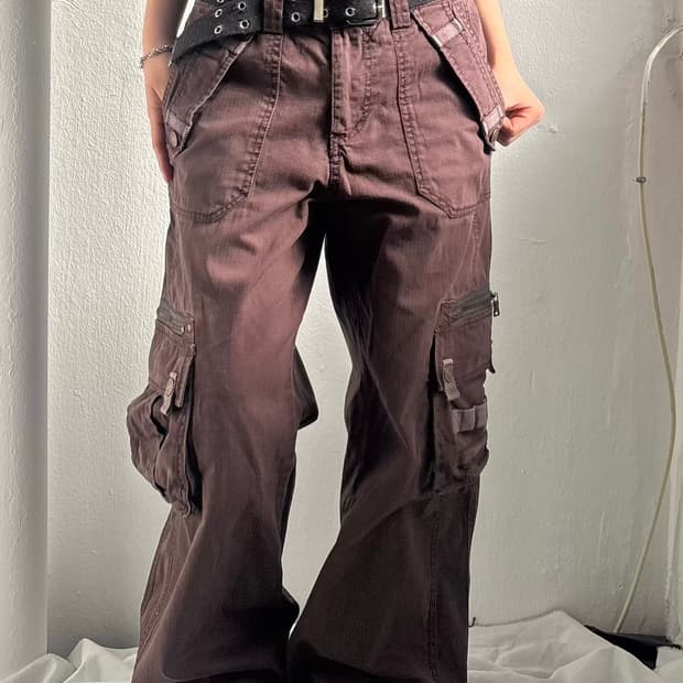 Vintage Brown Cargo Pants