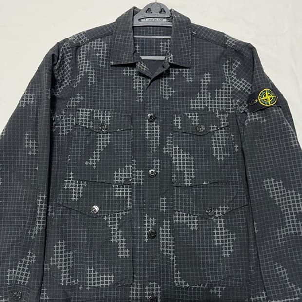 스톤아일랜드 카모 오버셔츠 자켓 M