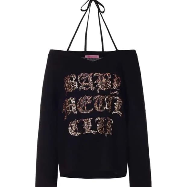 베이비메탈클럽 베메클 로고 스트링 티셔츠 블랙