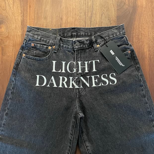 언더커버x리바이스 Light Darkness 데님진