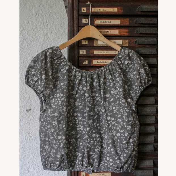 Fermata 페르마타 빈티지 플라워 블라우스 (단종/품절)