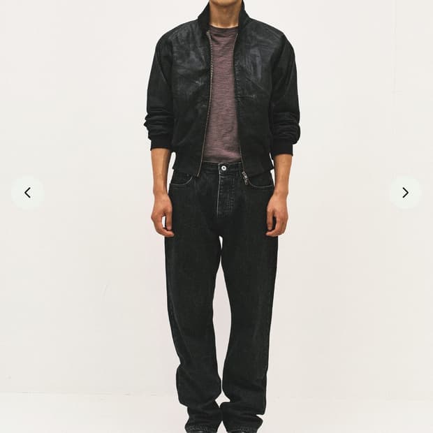 서피스에디션 스트라이프 흑청데님 (L)