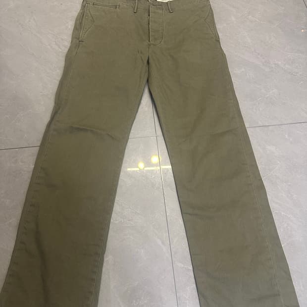 Rrl 더블알엘 카키 팬츠 33