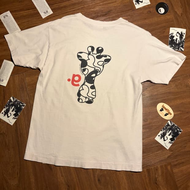 2003 BAPE MILO 프린팅 싱글스티치 티셔츠