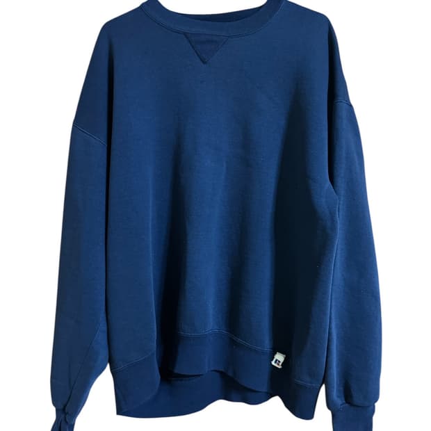 90s 러셀 네이비 스웻 50/50 made in usa