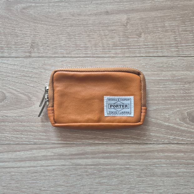 포터 프리스타일 코인 케이스 카멜