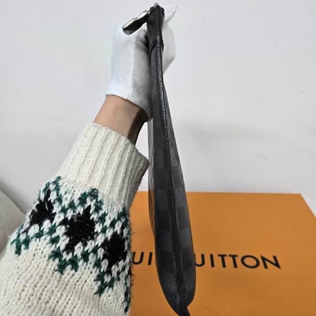 [정품 보증서] 루이비통 다미에 클러치백