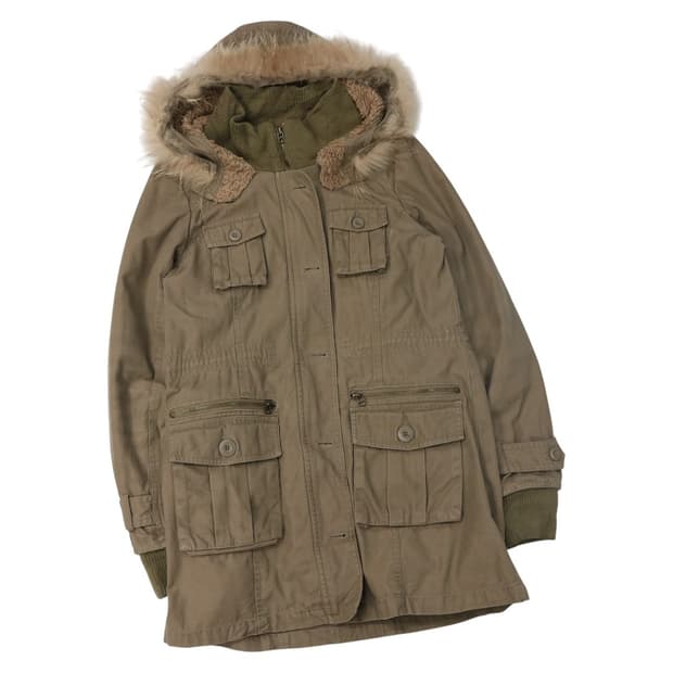 르쿠르 블랑 2way 밀리터리 야상