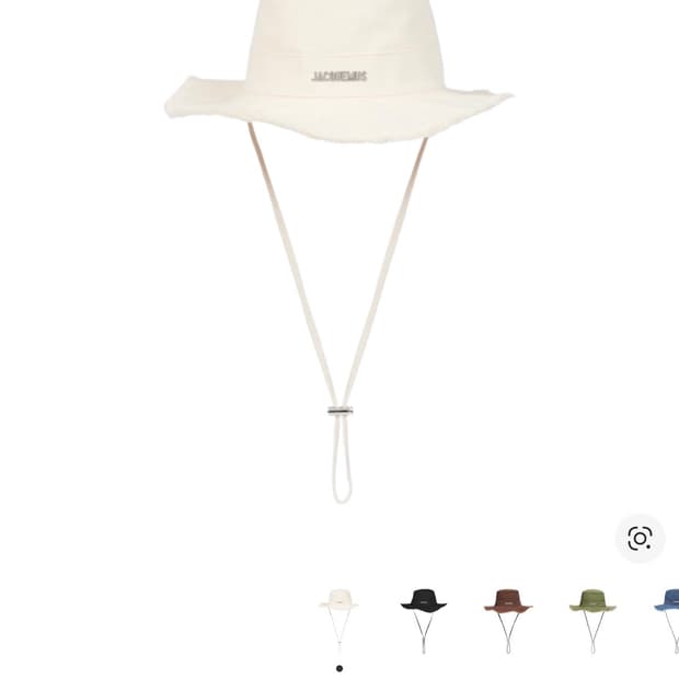 새상품) 자크뮈스 르 밥 아티초크 버킷햇 오프화이트