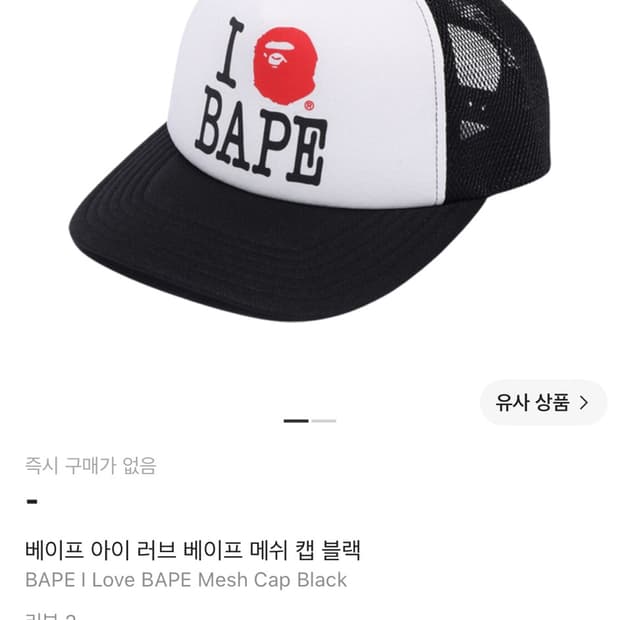 베이프 메쉬 트러커 캡