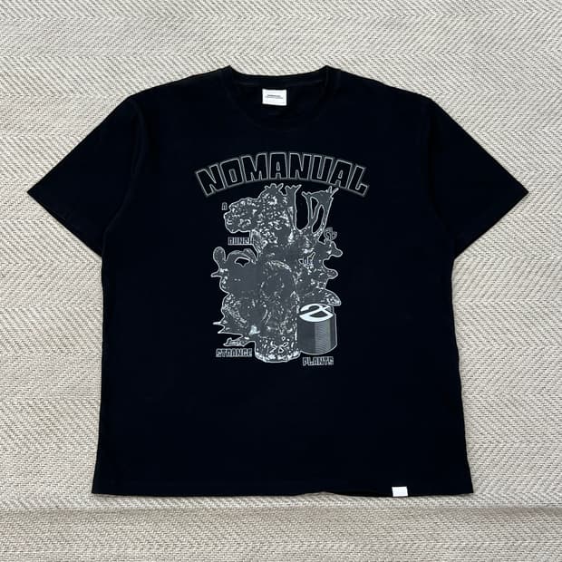 노메뉴얼 프린팅반팔티 r3369