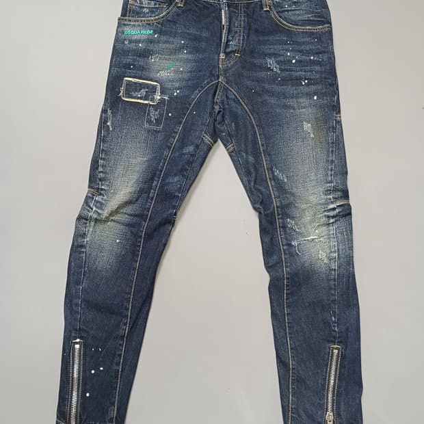 [32] 디스퀘어드2 콜마이너 바이커진 청바지