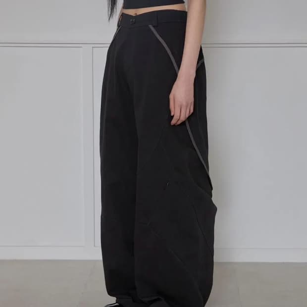 플레어업 Asymmetrical Wide Pants 팬츠 