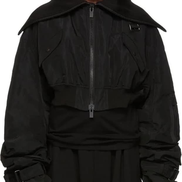 요지 야마모토 펨므 FW21 크롭 본디지 봄버