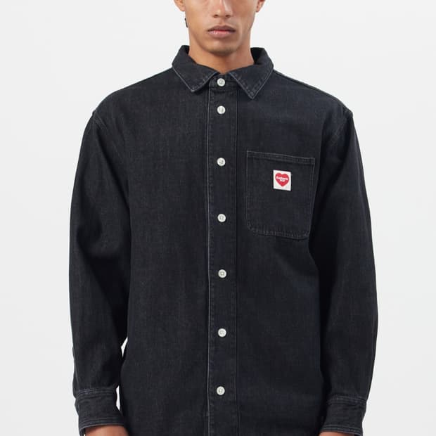 새상품)칼하트 내쉬 블랙 긴팔 셔츠