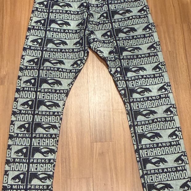 네이버후드 데님바지