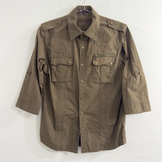 michel klein pocket shirt