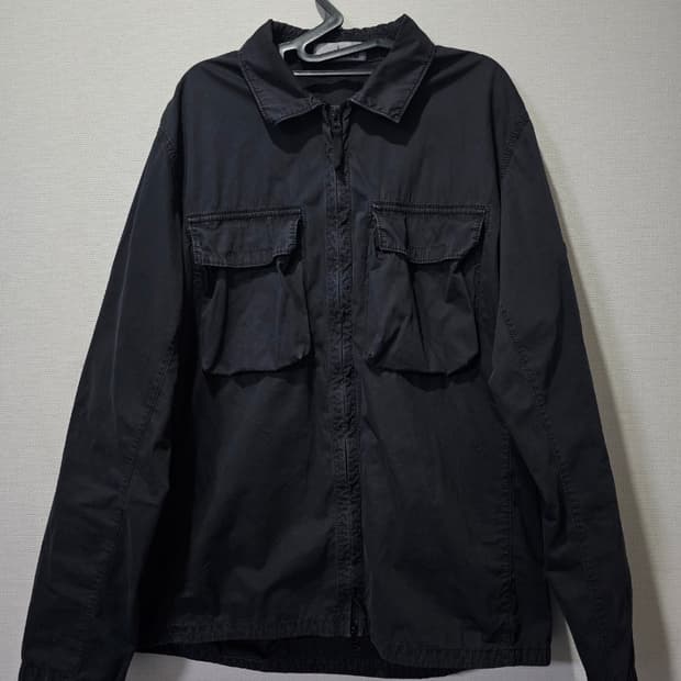 정품 스톤아일랜드 22SS 114WN 올드이펙트 와펜 오버셔츠 XL