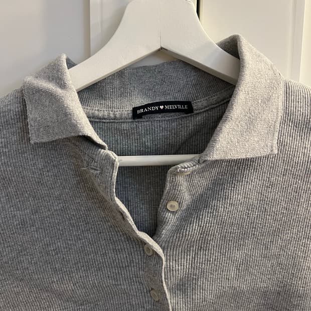 브랜디멜빌 그레이 카라 니트