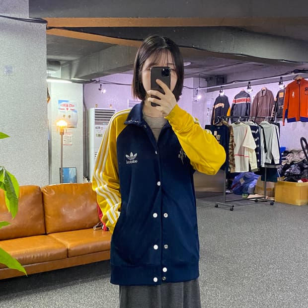 아디다스 X MCNASTY 바시티 트랙탑 B5086