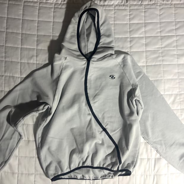 산산기어 테이프드 후디 라이트그레이 1 사이즈