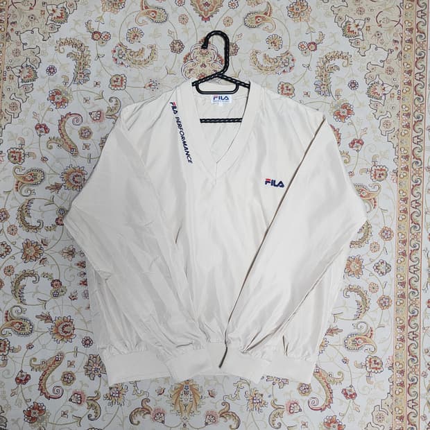 90s 휠라 웜업 바람막이 L