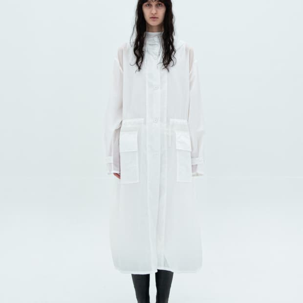 오브헤덴 Opheden Hazy Hood Long Coat