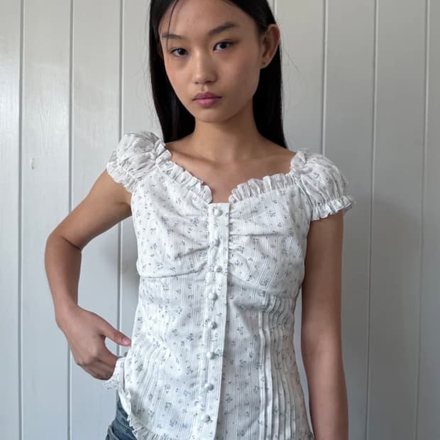 Lots you_Ella Blouse Ivory