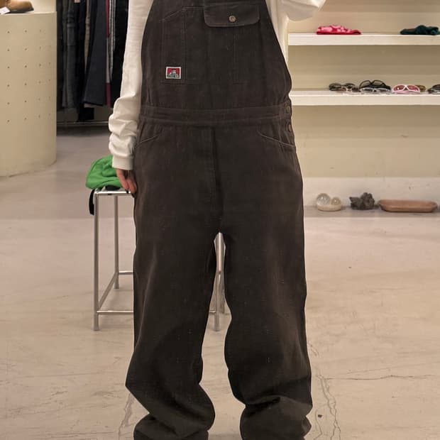 벤데이비스 브라운 워크 오버롤 멜빵바지 U1128
