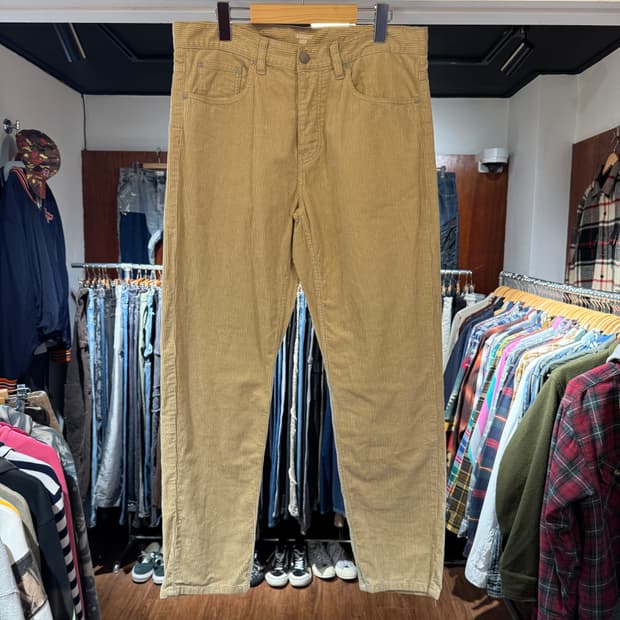 칼하트WIP 뉴엘 코듀로이 팬츠 아이보리 32