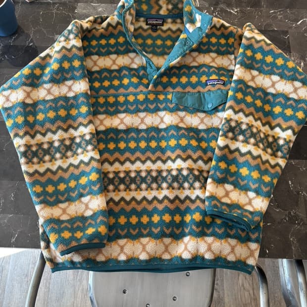 11FW 파타고니아 신칠라 스냅-T 페어아일/틸 멕시코