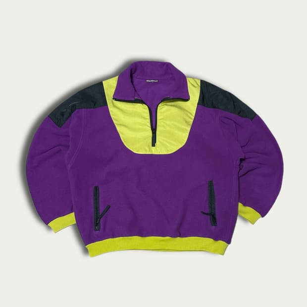 90's 마무트 반집업 플리스