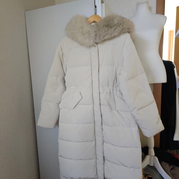 ORR 오르 구스다운 롱 패딩 폭스퍼