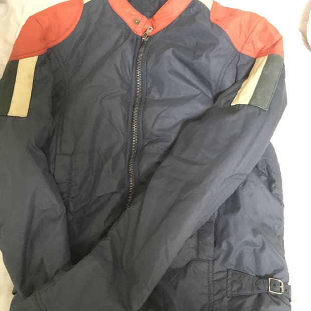 Dolce & Gabbana 00s nylon leather jacket