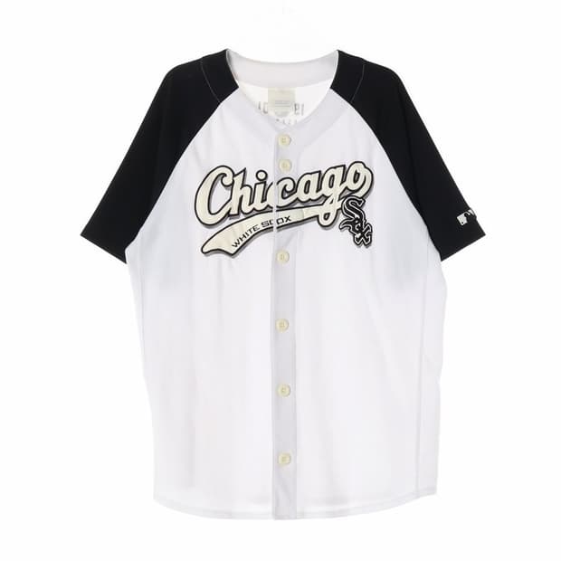 MLB 시카고 화이트삭스 자수 로고 베이스볼 져지