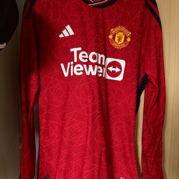 맨체스터 유나이티드 23-24 홈 어센틱 가르나초 긴팔 유니폼