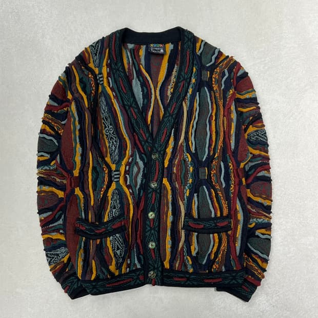 쿠지 에스닉 케이블 가디건 s09021