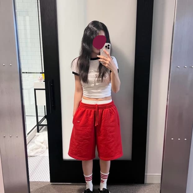 supreme 오버다이드 스몰 박스 스웨트쇼츠