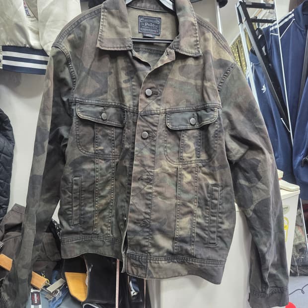 폴로  라이프 로렌 카모  데님  자켓