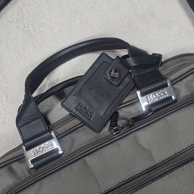 휴고 보스 패브릭 서류가방