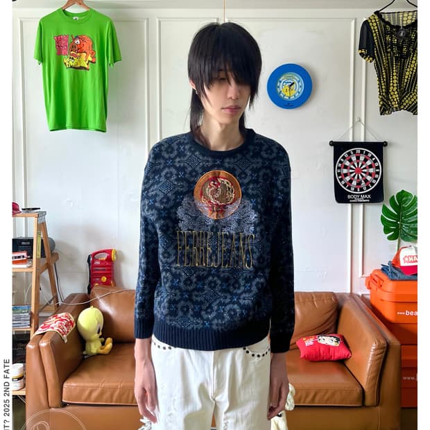 1990s Gianfranco Ferre Oriental Knit