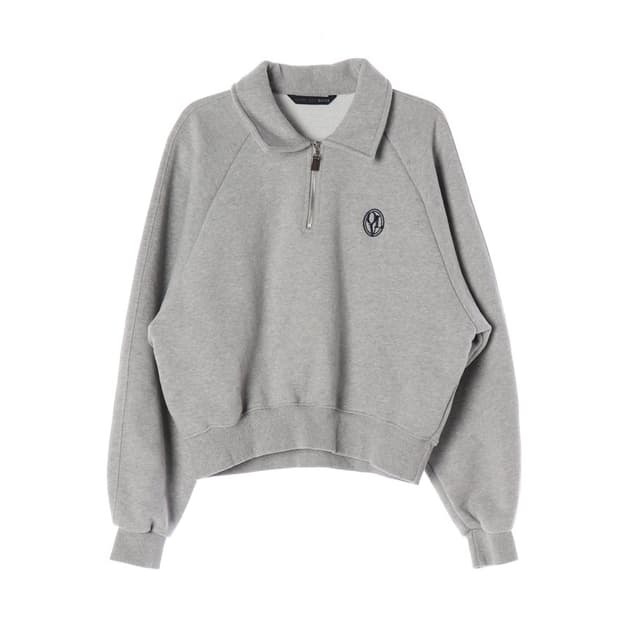 올리브데올리브 반집업 맨투맨 