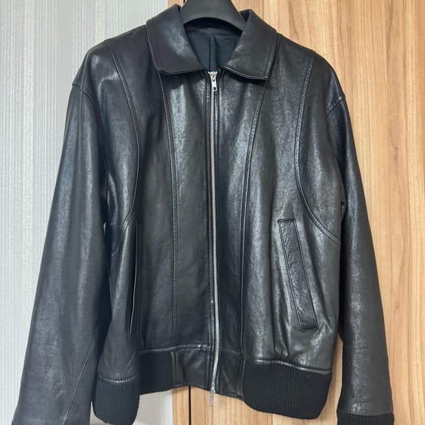 홀리선 캐피털 레더 블루종 자켓 m